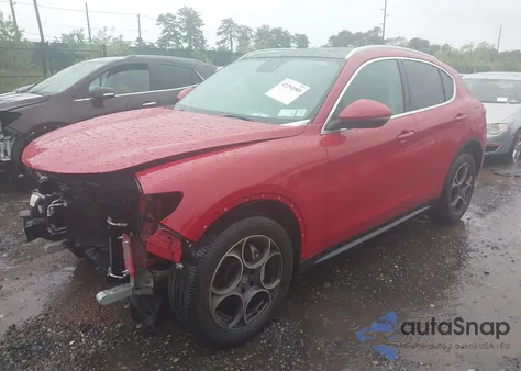 2018 Alfa Romeo Stelvio Awd z USA, uszkodzony, nr VIN ZASFAKAN6J7B69811